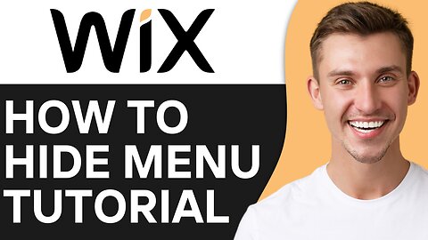 HOW TO HIDE MENU ON WIX MOBILE SITE