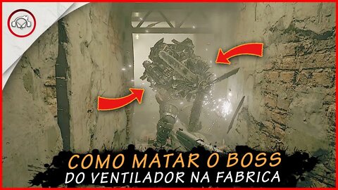 Resident Evil Village, Boss Fight, Como matar o boss do ventilador na fabrica | Super Dica PT-BR