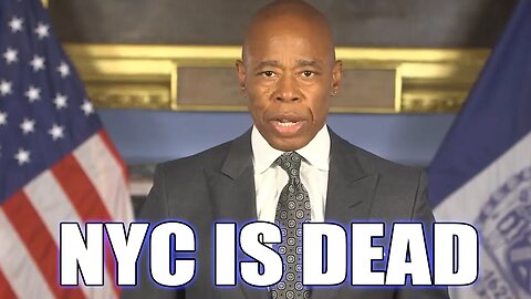 NYC Mayor Eric Adams announces the city is F*CKED