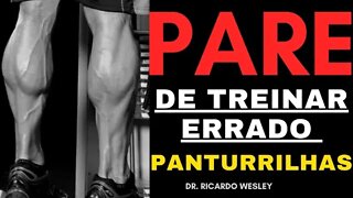 PANTURRILHA: Como TREINAR? HIPERTROFIA, Exercício, Repetições, posicionamento dos pés-Ricardo Wesley