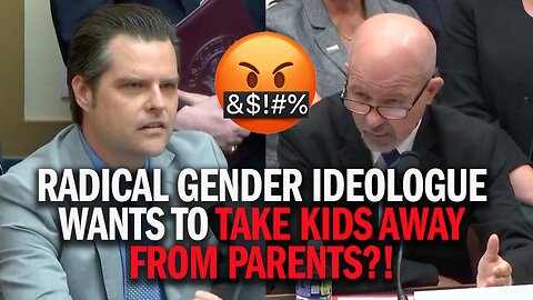 Radical Gender Ideologue Wants To Take Kids Away From Parents?!