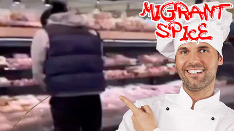 Muslim Illegal Migrant URINATES on the Pork Section in Grocery Store