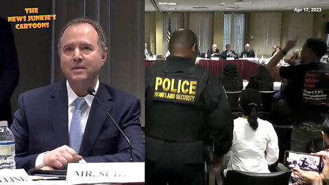 "You're a scumbag!": Hecklers derail House Judiciary hearing in NYC by screaming at Democrat Adam Schiff.