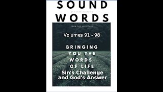 Sound Words, Sin's Challenge and God's Answer