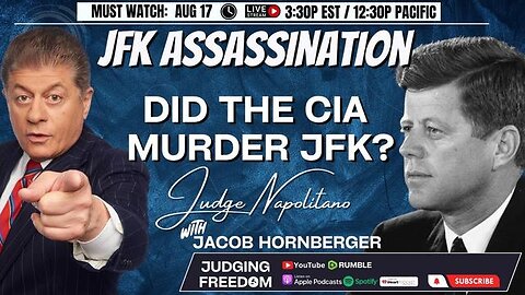 JFK ASSASSINATION - THE CIA'S ROLE W/JACOB HORNBERGER
