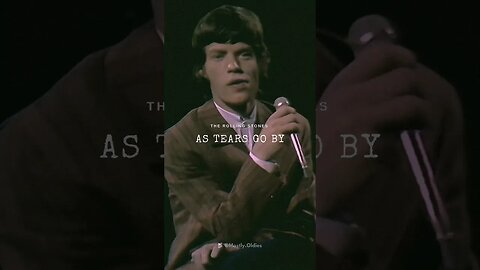 The Rolling Stones • As tears go by (lyric video) #Shorts