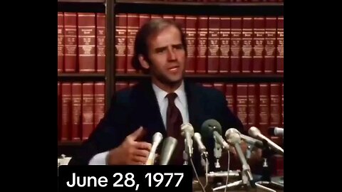 ❌❌ PEDO JOE BIDEN in a PRESS CONFERENCE 1977 FUTURE PROVED PAST