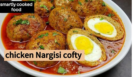 chicken Nargisi cofty 🍲 easy and seequick recipe with smartly cooked food