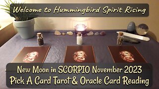New Moon in SCORPIO November 2023 - Pick A Card Tarot Reading