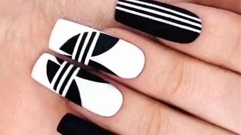 Nails art is so satisfying video