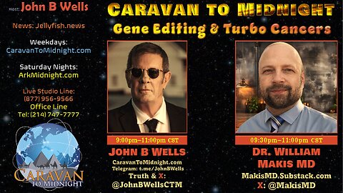 Gene Editing & Turbo Cancers - John B Wells LIVE