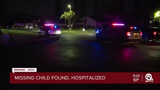 Missing 6-year-old girl found, sent to hospital
