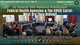Senator Ron Johnson Roundtable Federal Health Agencies The COVID Cartel What Are They Hiding