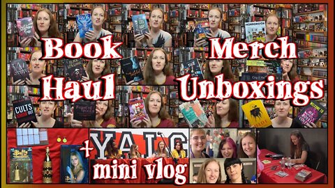 Haul / Unboxings (50) + YALC 2022 mini vlog (vampire books merch ARC's Stephen King Lost Boys Buffy)