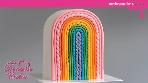 Creating a Top Forward Rainbow Cake or Arch Cake