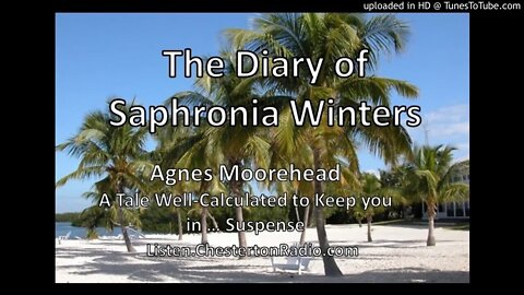 The Diary of Saphronia Winters - Agnes Moorehead - Suspense