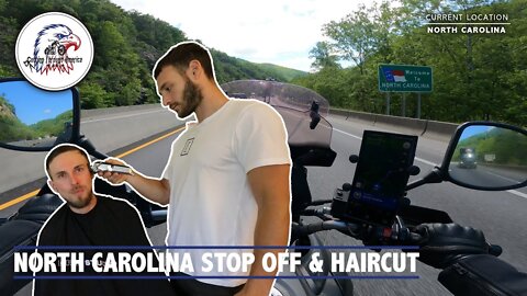 North Carolina Stop Off & Haircut