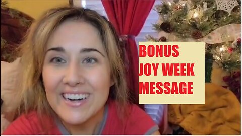 Hard to find your JOY? Bonus Week 3 Advent with Mac G