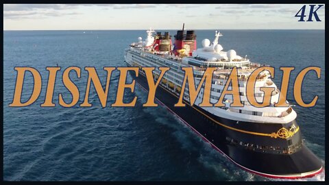 Disney Magic Departs Port Of Miami - 4K