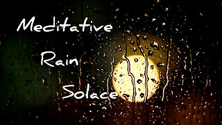 RAINING Solace | 3h of calm music and RAIN SOUNDS | Relaxing Sleep | Deep Sleep | Stress Relief