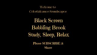 10 Hours of Black Screen Rain Nature Sounds to Fall Asleep or Study