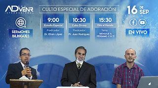 Culto Sábado Especial 16 Septiembre 2023 - Dr. Efraín López y Pr. Juan C. Rodriguez