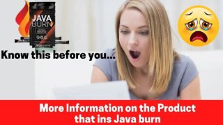 JAVA BURN - More Information on the Product that ins Java burn - JAVA BURN REVIEW