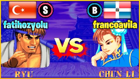 Street Fighter II': Champion Edition (fatihozyolu Vs. francoavila) [Turkey Vs. Dominican Republic]