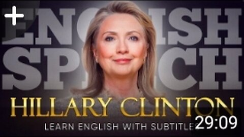 ENGLISH SPEECH ll HILLARY CLINTON Motivation Speech