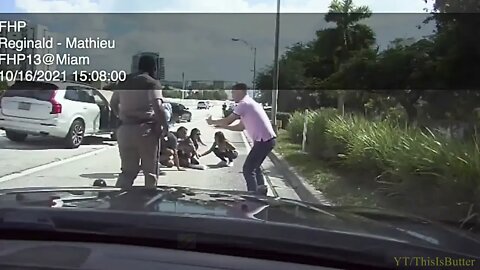 Florida trooper, good Samaritan save choking toddler on side of highway
