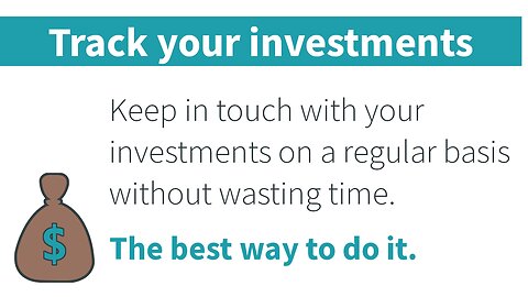 The best way to track your investments