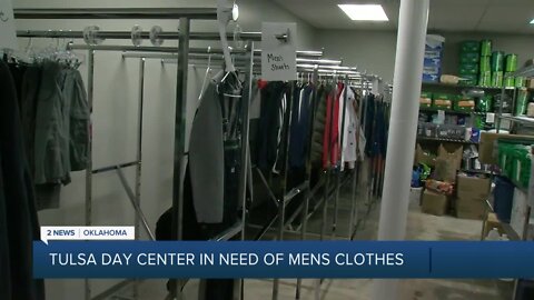 Tulsa Day Center in need of men's clothing
