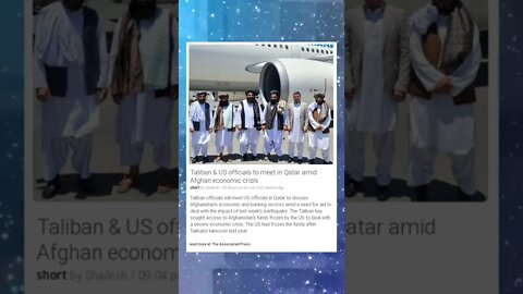 Taliban & US officials to meet in Qatar amid Afghan economic crisis