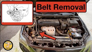 How to Remove Belt on Scion Tc