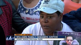 Williams family demands justice