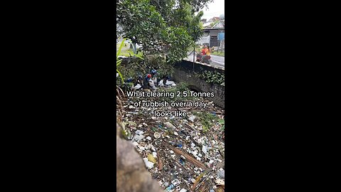 What clearing 2.5T of rubbish looks like