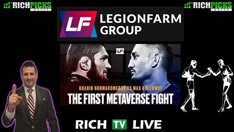 LEGIONFARM FIRST METAVERSE FIGHT (Khabib Nurmagomedov VS Max Holloway) | NFT | NFT World