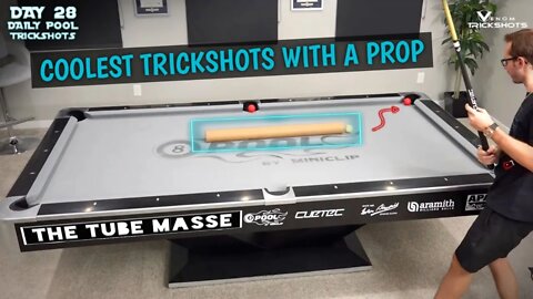 DAILY Pool Trick Shot - DAY 28 - The Tube Masse - Venom Trickshots