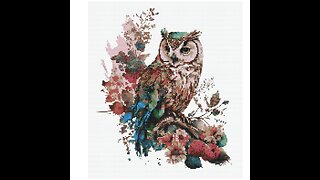 STUNNING OWL Cross Stitch Pattern by Welovit | welovit.net | #welovit