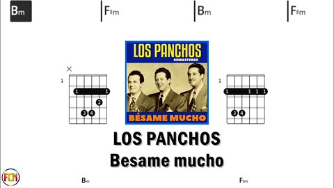 LOS PANCHOS Besame mucho - Guitar Chords & Lyrics HD