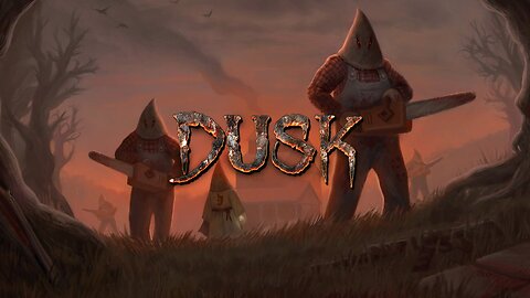 Playing some Dusk. Entering the city.
