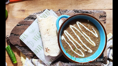 FAST AND EASY RUSTIC VEGAN LENTIL SOUP - NAAN BREAD - SPICY CREAMY SAUCE | Connie's RAWsome kitchen