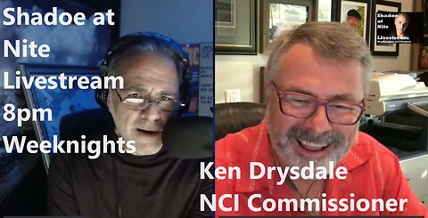 Shadoe at Nite Fri Sept. 15th/2023 w/NCI Commissioner Ken Drysdale