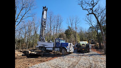 Drilling our well on The Mountain (February 15th, 2023)