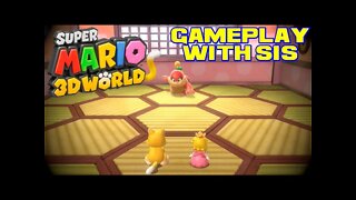 Super Mario 3D World Gameplay With Sister - Nintendo Wii U 😎Benjamillion