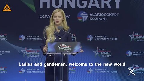 Eva Vlaardingerbroek on the New World Order taking over Europe. CPAC Hungary.