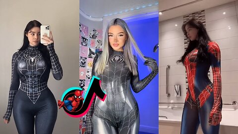 SpiderGirl Transition Time || TikTok Spiderman Compilation || Spiderman Challenge #tiktok