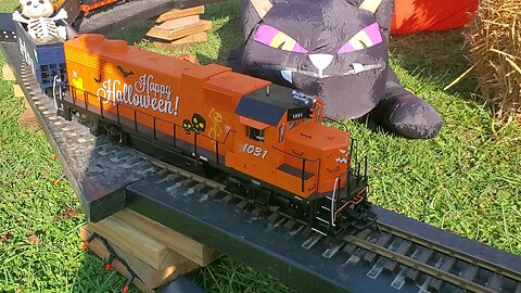 G scale Halloween trains. piko, usat, lgb