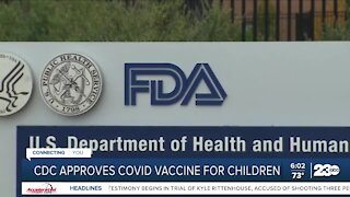 CDC approves COVID vaccine for children ages 5-11