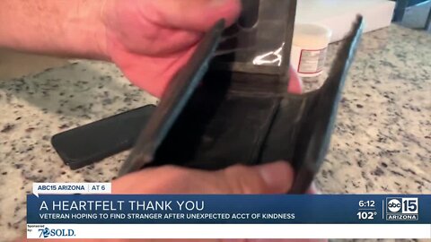 Valley veteran thankful to stranger who returned lost wallet